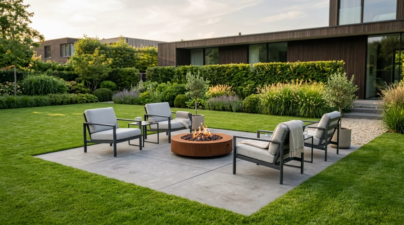 8 Concrete Patio Ideas for a Modern Backyard